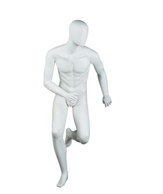 China Other Manufacturers Custom ABS Soccer Sports Manikin Props Male Kick Ball Manikin With Full Body Display Model for sale