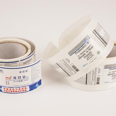 China Waterproof Cheap Custom Price Label Medicine Product Adhesive Packing Stickers Waterproof Labels for sale