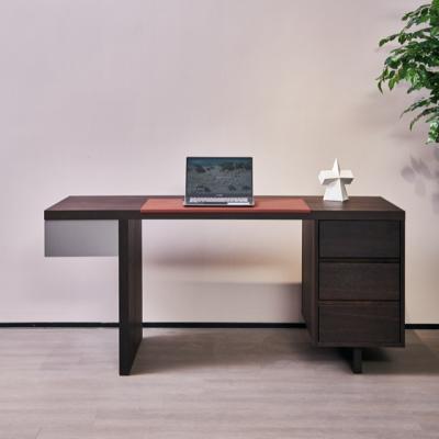 China Convertible Smoked White Oak Imported From North America Office Sets Computer Desks With Chair And Bookcase for sale