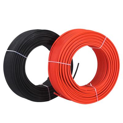 China Manufacturer Competitive Price 2.5mm 4mm 6mm Low Smoke Halogen Solar Flexible Tubular Black Solar DC Cable Manufacturer Competitive Price for sale