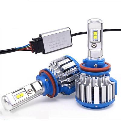 China RedSea Lights T3 50Watts Auto Led Headlight Bulb For Car 12V 24V 8000LM 6500k H1 H3 H4 H7 H11 9005 Universal 9006 9012 880 for sale