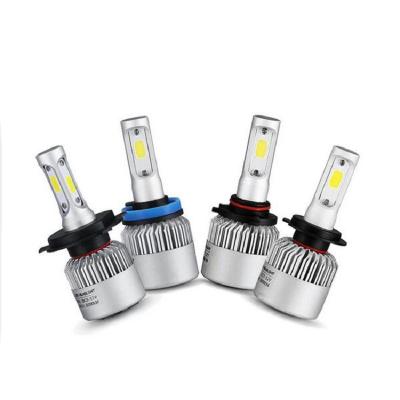 China RedSea COB Chips 50Watts S2 Led Headlight Bulb For Car Led Headlight 12V 24V 12000LM 6500k H1 H3 H4 H7 H11 9005 Universal 9006 9012 880 for sale