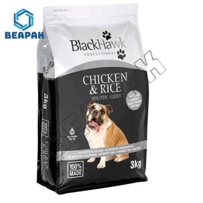 China Custom Plastic Barrier New Products Printing 2kg 5kg 10kg 50kg Aluminum Foil Packaging Bags For Dog Cat Pet Food for sale