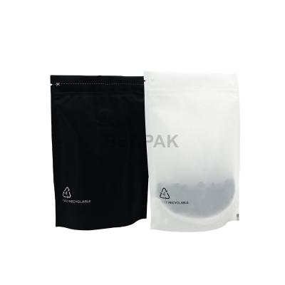 China 100% Eco Friendly Recyclable Moisture Proof Stand Up Bags With Custom Design Recyclable Coffee Bag for sale