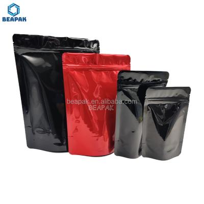 China Moisture Proof Plastic Zipper Lock Printed Packaging Bag With Own Logo For Packing Tea Bag Holder Up Pouch Coffee Bags for sale