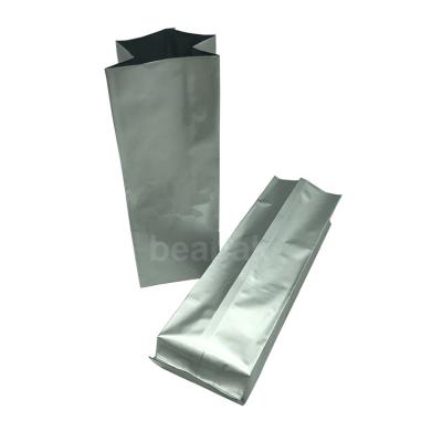 China Moisture proof in stock factory price aluminum foil food packaging pouch bopp block biscuit side gusset bag for sale