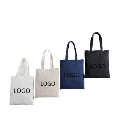 China High Quality Recyclable Eco Logo Printed Organic Plain Cotton Custom Canvas Tote Bag for sale