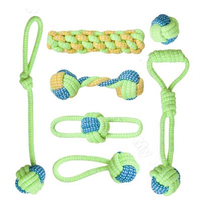 China High Quality Viable Cotton Rope Dog Toys Set Dog Chew Toys for sale