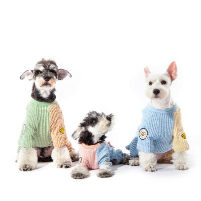 China Autumn And Winter Small Dog Pure Teddy Clothes Dog Clothes Cotton Soft Quadruped Clothing for sale