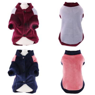 China Stocked Wholesale Good Quality Pet Clothes Luxury Fashion Dog Clothes Warming Colorful Pet Clothes for sale