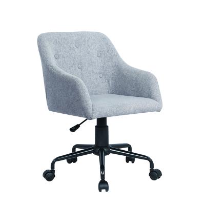 China Leisure Chair Home Office Chair With Back Modern Upholstered Mid Wheel Leisure Chairs Velvet Cushion For Bedroom Living Room Indoor Funiture for sale