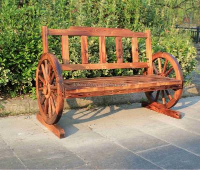 China Eco - Friendly Furniture Garden Patio Bench Garden Wheels Wooden Bench for sale