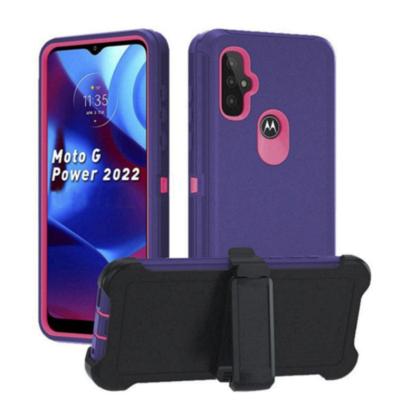 China Shockproof 360 TPU PC ABS Hybrid Gameboy Phone Case for Motorola G Power 2022 for sale