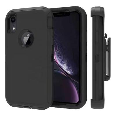 China Customized Armor Shockproof Luxury Empty Matte Protector Case Phone Cell Phone Shatterproof Case For Iphone XR for sale