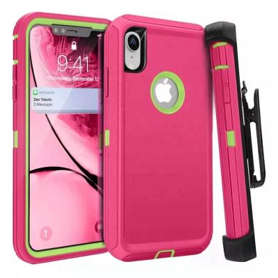 China Bestselling Cell Phone Case Shockproof Shockproof Armor Defend Soft Protective Phone Case For iPhone XR for sale