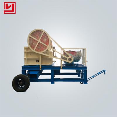 China Construction Construction PEC250*400 Mini Diesel Engine Jaw Crusher with Large Crusher Ratio for sale