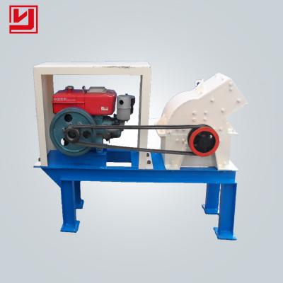 China Movable Machine Small Mini Crushing Machine Yuhong Diesel Engine Cement Hammer Crusher Jaw Crusher Machine for sale