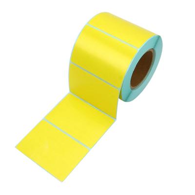 China Free sample thermal printing paper label paper 40 30mm thermal label roll for electronic products for sale