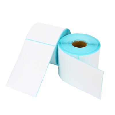 Κίνα 100x150mm semi glossy matte thermal transfer label 4*6 inch with ribbons 350pcs per roll stickers προς πώληση