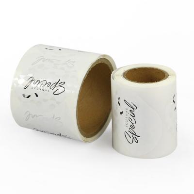 China Wholesale sticker printing thermal transfer sticker Eco material transparent sticker paper roll en venta