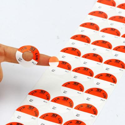 China Top Coated multiple business use waterproof packaging sticker sheet custom Semi Glossy heat transfer sticker paper roll for sale