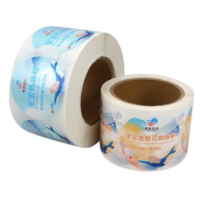 Κίνα custom logo stickers transparent pp pet pvc label sticker roll juice bottle jar labels cosmetic sticker προς πώληση