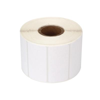 China factory price 50x25mm removable thermal Adhesive label sticker for shipping Barcode printer à venda