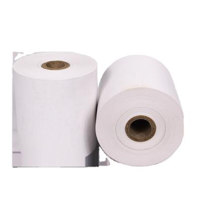 China Direct Thermal roll paper 48gsm 80x80 Printed Paper With Printing On Back Atm Paper Rolls for sale