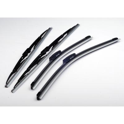 China Car Window Factory Manufacture Soft Wholesale Car U Type Frameless Miscellaneous Wiper Blades for sale