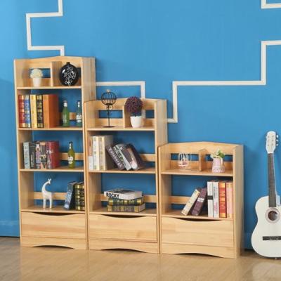 China Modern Customizable Size 2-5 Layers Customizable Shelves Solid Wood Corner Bookshelf Solid Wood Particleboard Solid Wood Combination for sale