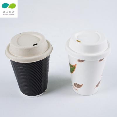 China Diameter 80mm&90mm Coffee Paper Cup Lid Disposable Coffee Paper Cup Lid for sale