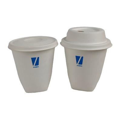 China Paper Paper Cup With Lid 100% Sugarcane Paper Pulp Biodegradable Waterproof Biodegradable Paper Pulp Coffee for sale