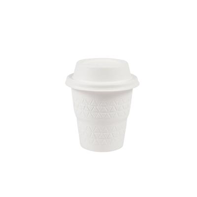 China 7.4oz Disposable Disposable Compostable Biodegradable Eco Paper Coffee By Biodegradable Cup relleno for sale