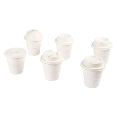 China Biodegradable Disposable Biodegradable Paper Cup Best Quality Compostablecoffee 8oz Eco Sugar Cane Paper Bagasse Disposable Cup Packaging for sale