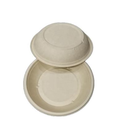 China 7.5 Inch Disposable Biodegradable Sugarcane Bagasse Pulp Bowl for sale