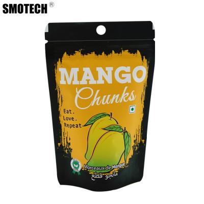 China Security Wholesale Pouch Plastic Packaging Bag Customizable UV Printing Ziplock Holder Up Smell Proof 3.5g Mylar Edible Bags for sale