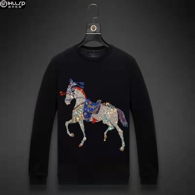 China Wholesale Horse Rhinestones Custom Iron On Flatback Backing Transfer Design For T Shirt for sale