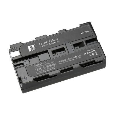 China FB Camera NP-F550-B 2200mAh lithium battery for light/monitor cold and heat resistance rechargeable battery for LED camera light for sale