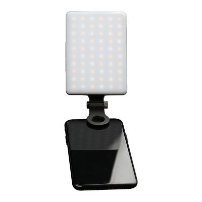 China FB Mini Cell Phone Selfie Fill Light For Youtube Live Lightweight Phone Camera And Portable Video Light Mini LED Video Call Light for sale