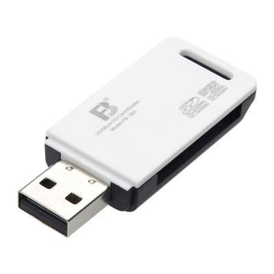 China ABS Engineering FB-360 Universal 2-in-1 SD TF Plastic High Speed ​​Memory Card Reader for sale