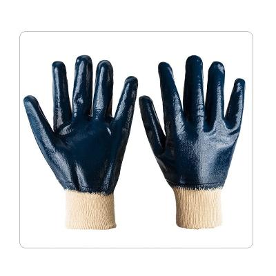 China Guantes resistentes mecánicos de agua del trazador de líneas de punto del jersey en venta