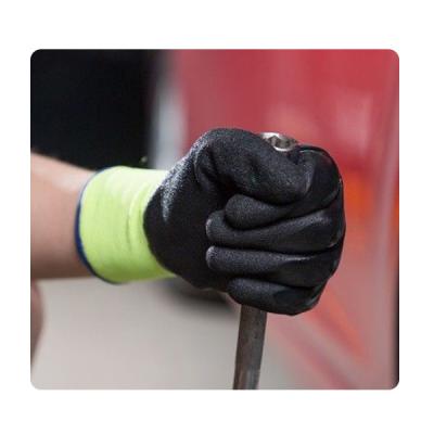 China Automotive Industry Mens Terry Brushed Winter Hand Safety Gloves for sale