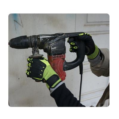 China 13 Gauge HPPE Oil And Grease Resistant Anti Vibration Safety Gloves For Transportation for sale