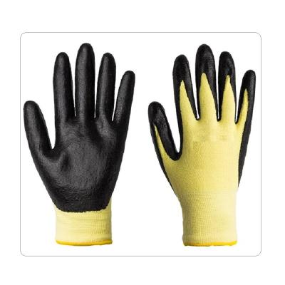 China Cut Proof Foam Nitrile HPPE Heat Resistant Gloves for sale