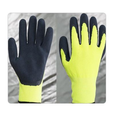 China Spandex de nylon que hace punto a Sandy Latex Coated Work Gloves para cultivar un huerto en venta