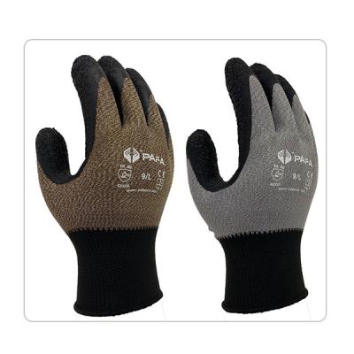 China 13 Gauge Polyester Liner With Latex Gloves For Gardening And Warehousing for sale