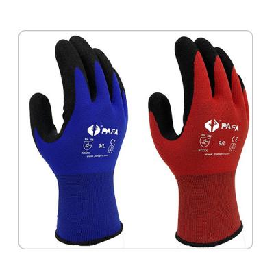 China Breathable Multipurpose Machinery Equipment Nylon Spandex 15G 4131X Hand Safety Nitrile Gloves for sale