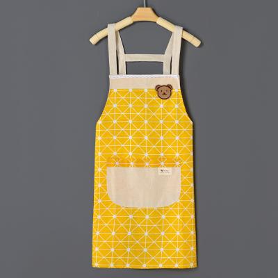 China Rich Styles Hot Sale Household Kitchen Oilproof Waterproof Sleeveless Double Apron for sale