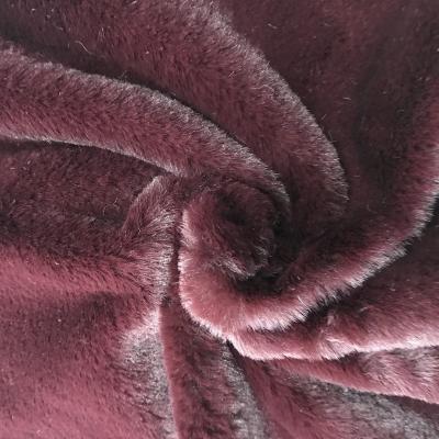 China Luxury High Quality 100%T Faux Rabbit Fur Fabric With Wholesale Price for sale