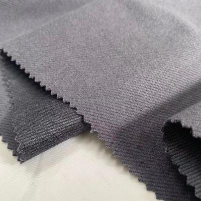 China Brushed Sueded HUAHONG Textile Hot Sale Overcoat Fabric HHKN22077 For Man Mohair Style T/R Knitting Cloth for sale